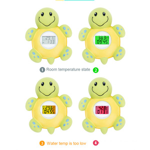 Termómetro Digital de agua para baño de bebé, juguete flotante de pato y Tortuga, para bañera y ducha - Product Image 4