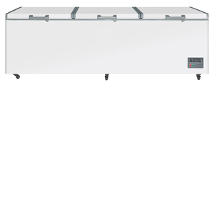 Cerradura de manija de puerta de vidrio abierta superior de 525L, el mejor congelador de pecho profundo Horizontal eléctrico de dos puertas para el hogar barato para uso comercial - Product Image 5