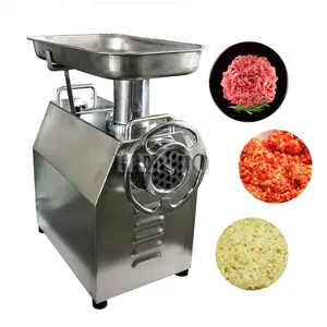 High Efficiency Meat Cutting Machine / Meat Mixer Mincers Grinder / Commercial Meat Grinder