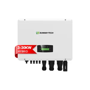 Three Phase 30kVA 40kVA Green Power 30kw 40000 Watt Pure Sine Wave Hybrid Grid Tied Solar Inverter