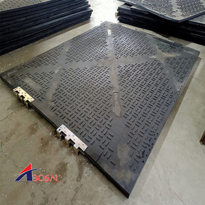 Tapis de sol PE surdimensionné 4x8 pieds |   Chenilles de construction robustes antidérapantes avec service de découpe pour engins lourds - Product Image 4