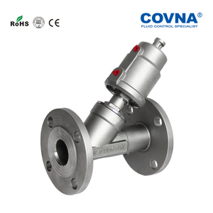 วาล์วปรับมุมแบบนิวเมติก COVNA แบบสองทาง ขนาด 1/2 นิ้ว ผลิตจากสแตนเลส พร้อมหน้าแปลน สำหรับไอน้ำ - Product Image 3