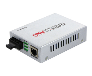 10100m convertidor de medios de modo único de una fibra cctv transmisor y receptor 1310nm/1550nm - Product Image 1