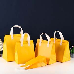 Custom Cooler Bag Waterproof Non-Woven Insulated Delivery Bag Reusable Feature for Thermal Food Items <b>Milk</b> Bread Cake <b>Chocolate</b> - Product Image 4