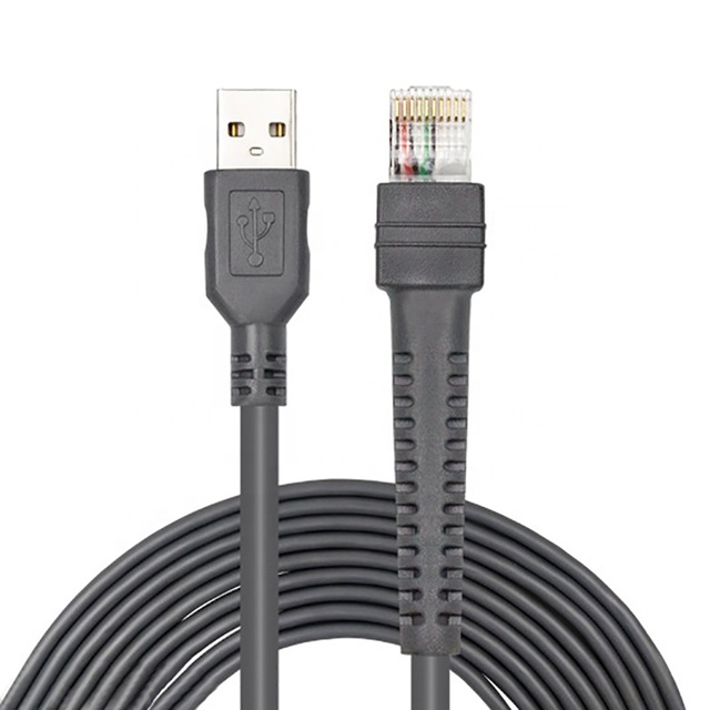 2M 3M 5M RJ45 USB Barcode Scanner Cable for Symbol Moto LS2208/DS2208/ LS4208/LS4478/DS9208/DS3578 Barcode Scanner Cable