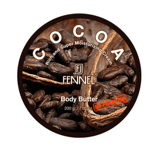 Crema Corporal 200 G. BY FENNEL Crema Corporal Rica y Súper Premium Hidratante Hecha con Cacao para una Piel Suave e Hidratada - Product Image 1