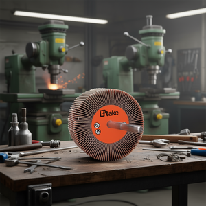 Disco Abrasivo de Tela Ttake de 20x15 mm con Eje de 6 mm, Grano 80, para Pulir Metal - Product Image 3