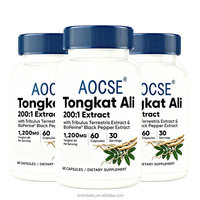 Suplemen Herbal OEM Ekstrak Akar Tongkat Ali Maca Kapsul untuk Pria Dewasa - Meningkatkan Energi, Menyeimbangkan Hormon, Meningkatkan Kekuatan Otot 60 kapsul