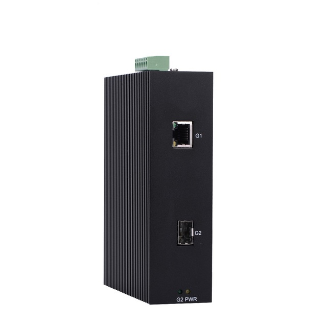 Media Converter China Supplier 2 Port Switch Hub with 1 Ethernet Port Gigabit Switch