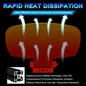 RHINO Nuevo Producto Venta Directa Luz LED de 5 Pulgadas 12V Amarillo Blanco Disipación Rápida de Calor 100W Accesorio Automotriz Foco LED - Product Image 4