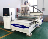 Machine à graver CNC à 3 axes CATEK 2025, vente chaude, prix de la machine à graver CNC pour le travail du bois, machine à graver CNC pour le bois 1325 4x8 pour la fabrication de meubles