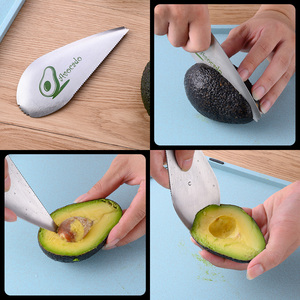 De acero inoxidable Mango corte frutas pelador aguacate Pitter OEM aceptable - Product Image 5