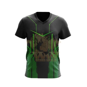 Camiseta de Manga Corta para Hombre, Corte Ajustado, Cuello en V, con Patrón Liso, 100% Algodón, Tejido Jersey con Spandex - Product Image 5