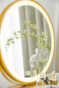 55/56 "140cm largeur 100% Polyester 350GSM entièrement occultant étanche Anti-UV doux confortable tissu rideau pour doublure - Product Image 2