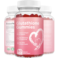 Capsules de glutathion à marque privée, collagène anti-âge, gommes de L-glutathion, gommes de glutathion pour éclaircir la peau