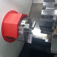 Machine à rectifier les disques de frein à banc incliné, commande CNC GSK, 380V, haute précision, pour réparation de jantes