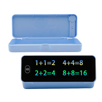 Tableau d'écriture multifonctionnel effaçable et réutilisable Tablette de dessin électronique LCD éducative avec étui à crayons