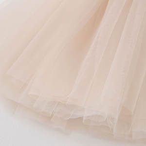 子供用ワンショルダーガールズチュチュドレス3-7YRスパンコールボウシャンパンピンクソリッドチュールフロックカスタム幼児用パーティードレス - Product Image 5