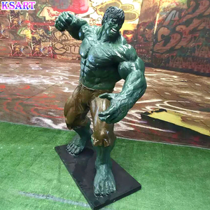 Fabbrica su misura grande uomo di ferro in resina per interni scultura a grandezza naturale miracolo eroe - Product Image 2