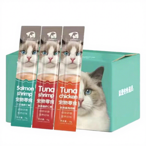 Camilan Basah Kucing Kaya Protein untuk Kesehatan Pencernaan, Organik Bebas Biji-bijian dengan Rasa Ayam untuk Camilan Kucing, Grosir Makanan Kucing OEM - Product Image 2