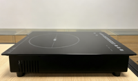 Table de cuisson à induction intégrée 2200W, double usage, plaque chauffante électrique avec fonction Hotpot, commande tactile