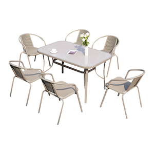 Modern <b>Outdoor</b> Garden Terrace Rattan Design Plastic <b>Chair</b> - Product Image 1