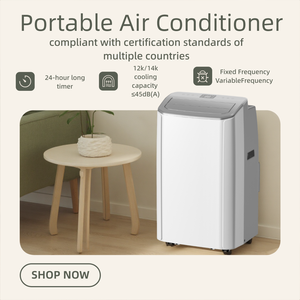 Climatisation portable d'intérieur, élimination de l'humidité, 14 000 <span class=keywords><strong>BTU</strong></span>, classe d'efficacité énergétique, commande par application, télécommande électrique pour la maison - Product Image 1