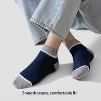 6286 Chaussettes courtes en coton pour hommes, printemps-été, antibactériennes, absorbant la transpiration, anti-odeurs, chaussettes de sport pour le basketball
