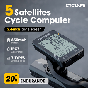 Ciclocomputador GPS CYCLAMI BKV-310, Ordenador de Ciclismo Inalámbrico, Odómetro de Salud y Condición Física, Pantalla FSTN, Odómetro para Bicicleta - Product Image 3