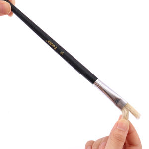 Juego de 9 Pinceles FOSKA con Mango de Madera Cómodo para Agarrar, Pinceles de Cerdas Planas para Múltiples Técnicas y Superficies - Product Image 3