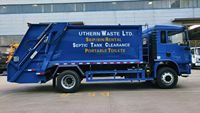 Nouveau camion compacteur hydraulique diesel manuel Shacman M3000 de 15 mètres cubes pour le transport urbain de déchets, modèle 2026