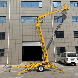 Khớp nối người đàn ông sử dụng hẹp điện diesel Telescopic theo dõi Boom Lift 14M 16m giá - Product Image 4