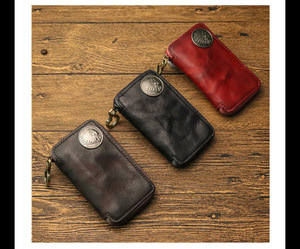 Nouvel étui à <span class=keywords><strong>clés</strong></span> de voiture multifonctionnel et polyvalent en <span class=keywords><strong>cuir</strong></span> tanné végétal fait main, style vintage, à suspendre à la ceinture pour <span class=keywords><strong>homme</strong></span>, idéal pour les pick-up - Product Image 5