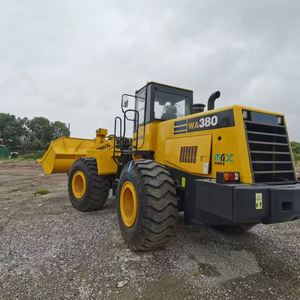 Chargeuse sur pneus Komatsu WA380 d'occasion, moteur Cummins d'origine japonaise, pompe hydraulique Denison, charge nominale de 38 tonnes, puissance de 75 kW, haute performance - Product Image 5