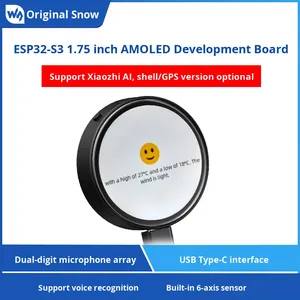 Carte de développement ESP32-S3 Waveshare Écran rond tactile Amoled de <span class=keywords><strong>1</strong></span>.75 pouces avec GPS Xiaozhi AI/DeepSeek - Product Image 2