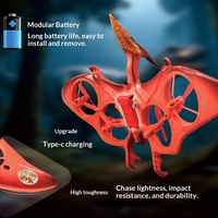 Avion télécommandé à 4 canaux, pterosaure, chasseur, simulation, nouveau, évitement d'obstacles, prêt à l'emploi, utilisation en intérieur, matériau EVA