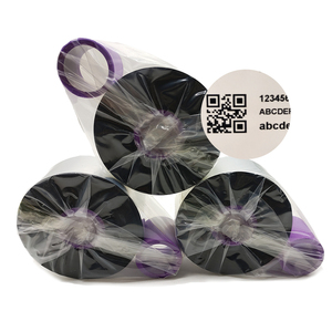 TTO Black Ribbon 55*600 Marken Linx VJ <b>Domino</b> inside outside Thermal Transfer Printer Ribbons - Product Image 1