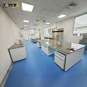โต๊ะทดสอบทางเคมีในห้องปฏิบัติการม้านั่งกลางเกาะเหล็ก - Product Image 2