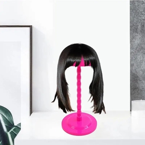 Vente en gros Portable voyage 3 couleurs modèle de perruque chapeau tête de champignon stable support de support de perruque en plastique léger - Product Image 4