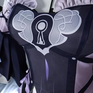 Costume de cosplay <span class=keywords><strong>Herta</strong></span> de Honkai Star Rail, perruque, chaussures, uniforme de jeu, ensemble complet, accessoire de fête d'Halloween et de carnaval pour femmes - Product Image 6