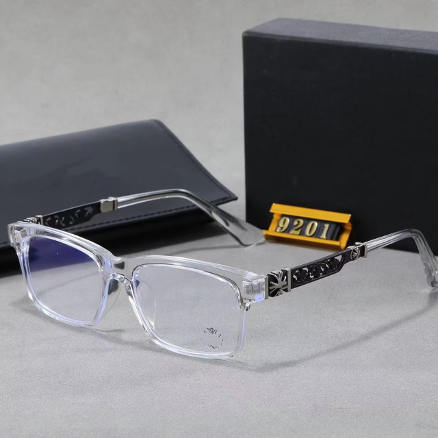 2025 New European American Hollow Box Reading Sunglasses for Unisex Advanced Sensation Lightweight Square Rectangle Full-Rim