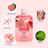 JIEDAN JD-NLd02 Liquide acrylique professionnel EMA 500ml pour extension, trempage et sculpture des ongles, système de décoration d'ongles