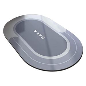 Ensemble de tapis absorbants pour salle de bain, tapis de porte en caoutchouc, tapis de sol en terre de diatomée, tapis de cuisine antidérapant, tapis de bain en diatomite - Product Image 1