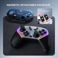 Manette de jeu GameSir Super New Star à connectivité tri-mode, éclairage RGB, taux de polling 1000 Hz et capteurs à effet Hall