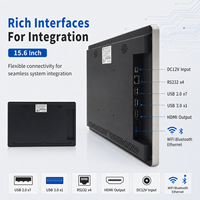 PC tactile industriel 15,6 pouces 1920x1080 Android 11 RK3568 4 Go 16 Go Écran tactile capacitif Montage VESA HMI PC tout-en-un