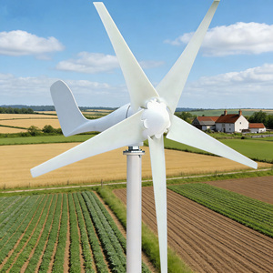 Éolienne 400W 12V à axe horizontal compacte, installation facile, prix compétitif, générateur éolien à rendement 100% pleine puissance - Product Image 1