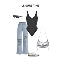 HEXIN Vente en Gros Justaucorps Gainant Femme Grande Taille Sculptant le Ventre et Remonte-Fesses Invisible
