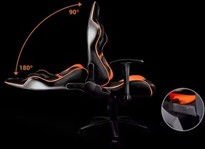 Silla Gamer Ergonómica <span class=keywords><strong>Cougar</strong></span>, Tradicional, Plegable, Convertible, Refrigerante, Giratoria 360°, Estilo Ejecutivo, de Cuero, con Masaje para Gamers - Product Image 6