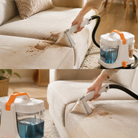 Nettoyeur de taches portable haut de gamme, 14,5 KPa, forte aspiration, outil de nettoyage en profondeur pour tapis et tissus d'ameublement