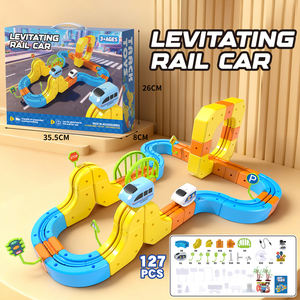 Juguete de Pista de Cubos de Fusión de 127 Piezas con Trenes, Nuevo Set de <span class=keywords><strong>Tren</strong></span> Eléctrico con Rieles para Niños, Pista Infinita 3D que Desafía la Gravedad, <span class=keywords><strong>Tren</strong></span> Eléctrico - Product Image 6